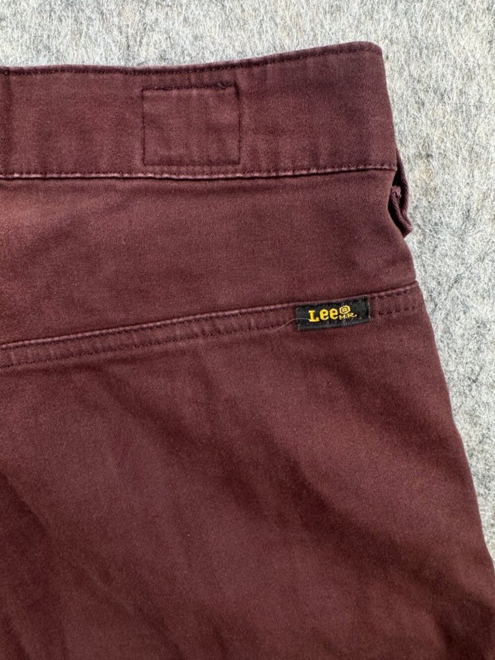 Lee Jeans Womens Welt Pocket Bareback Pants Brown Stretch Straight Leg Sz 28-33 - Picture 12 of 13